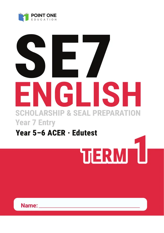 SE7 English & Writing SE7 English cover