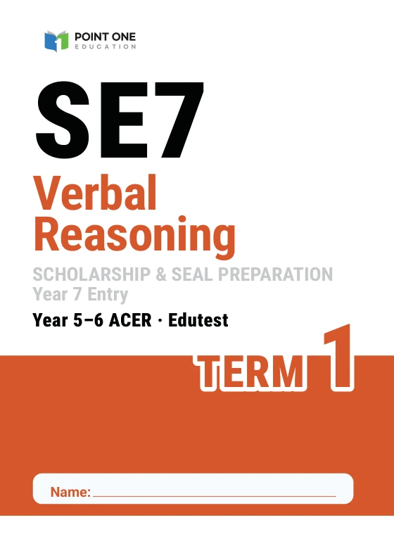 SE7 English & Writing Verbal Reasoning cover