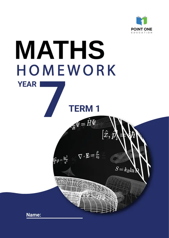 Secondary Maths Homework Book cover